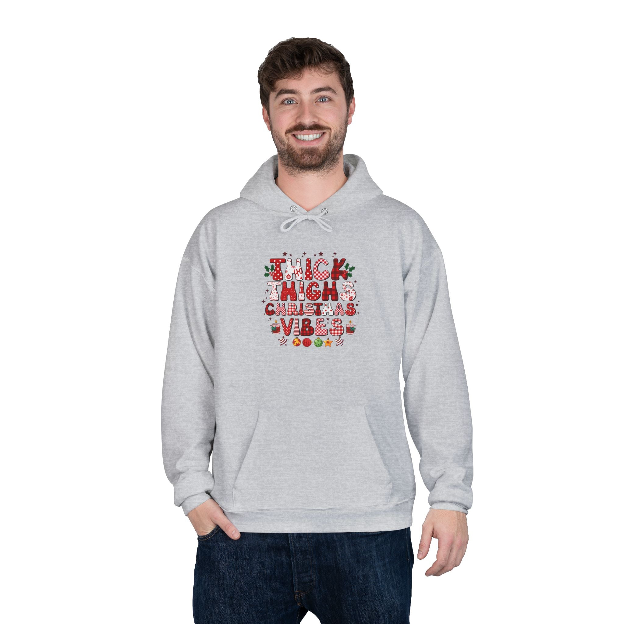 Cozy Christmas Hoodie, Perfect for Holiday Gatherings, Family Celebrations, Eco-Friendly Apparel, Seasonal Gift, Unisex Sweatshirt - Waemakers