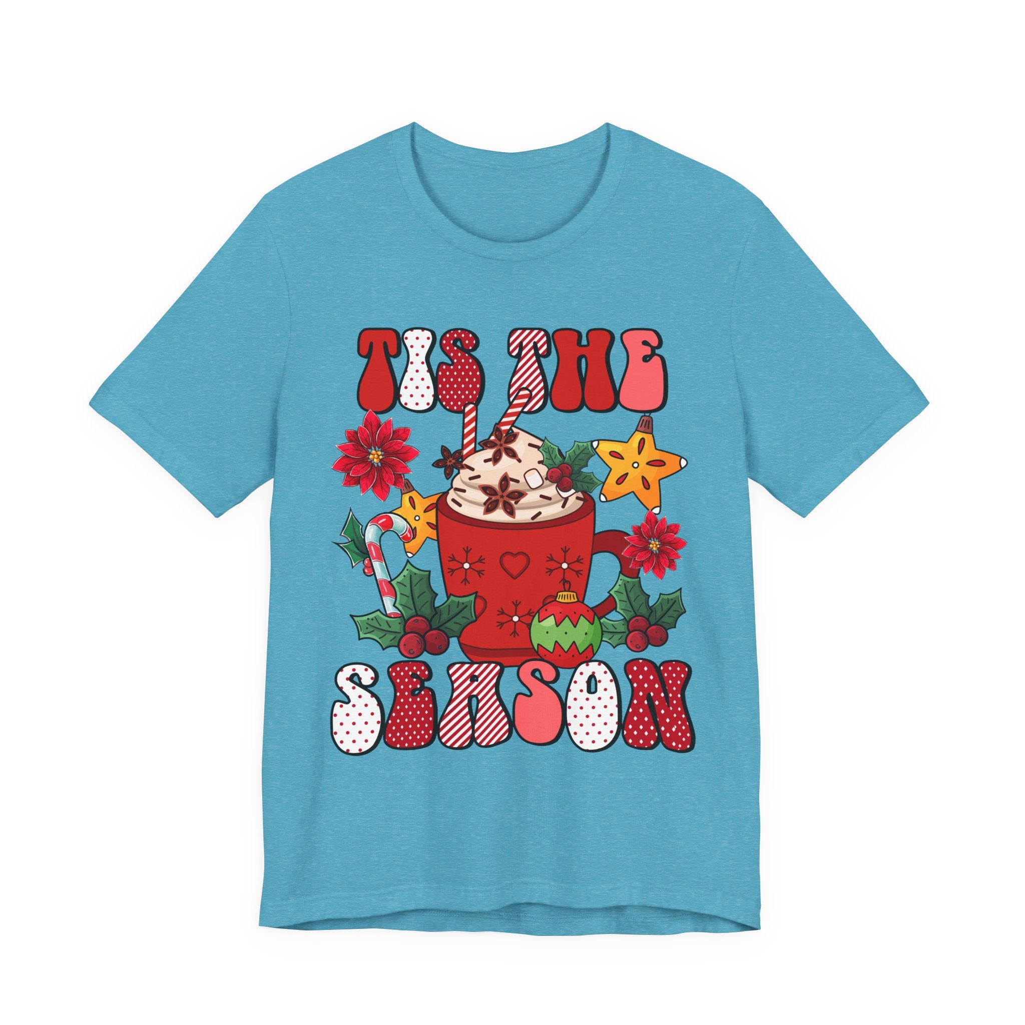 Festive Holiday Tee | Christmas Shirt, Winter Apparel, Cozy Look, Seasonal Wear, Gift Idea - Waemakers