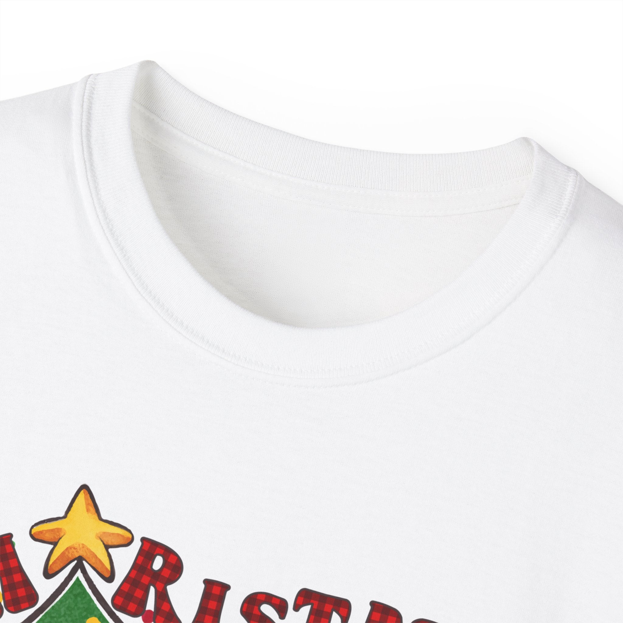 Christmas Vibes Unisex Ultra Cotton Tee | Festive Holiday Shirt, Merry Christmas Gift, Santa Tee, Seasonal Apparel, Cozy Winter Top - Waemakers