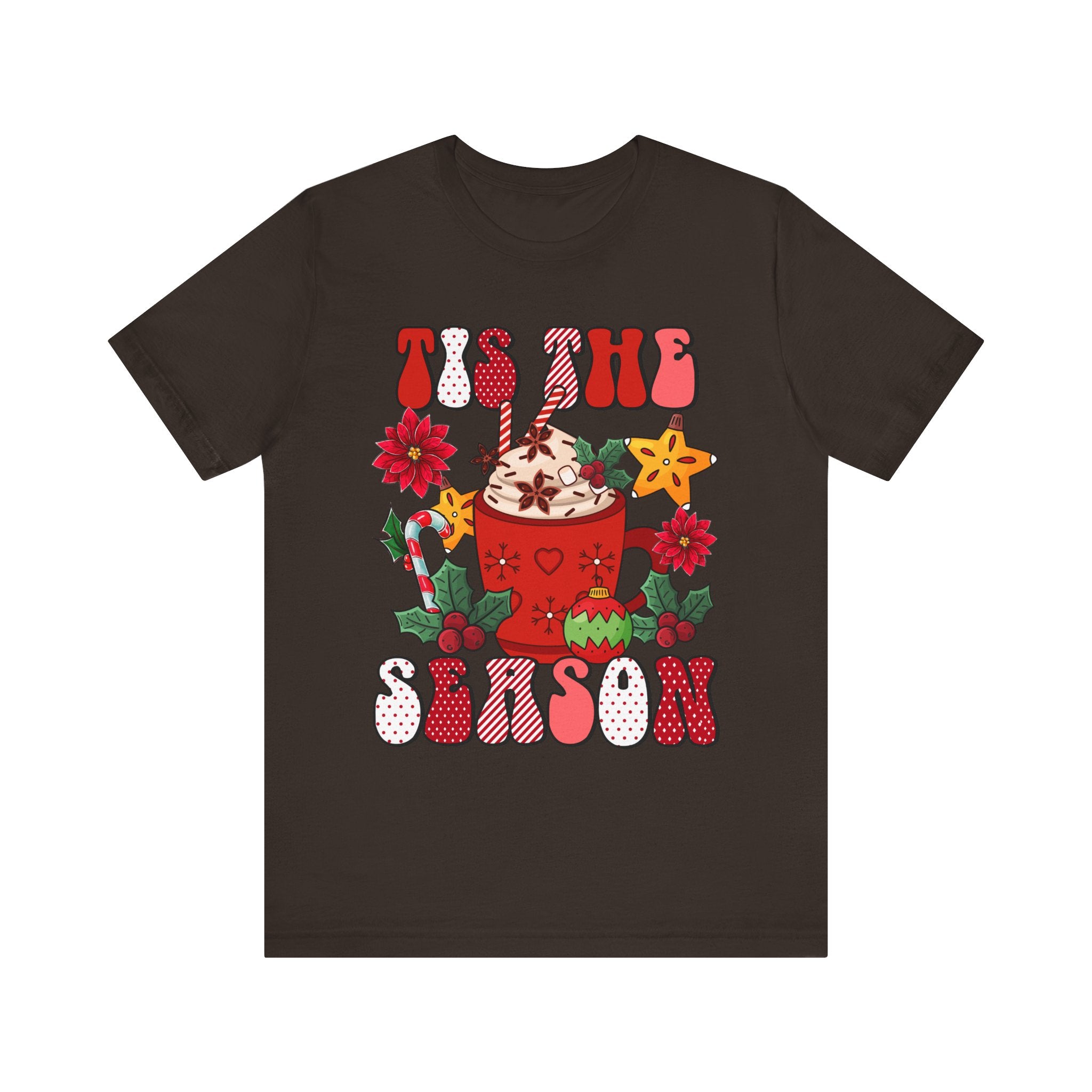 Festive Holiday Tee | Christmas Shirt, Winter Apparel, Cozy Look, Seasonal Wear, Gift Idea - Waemakers