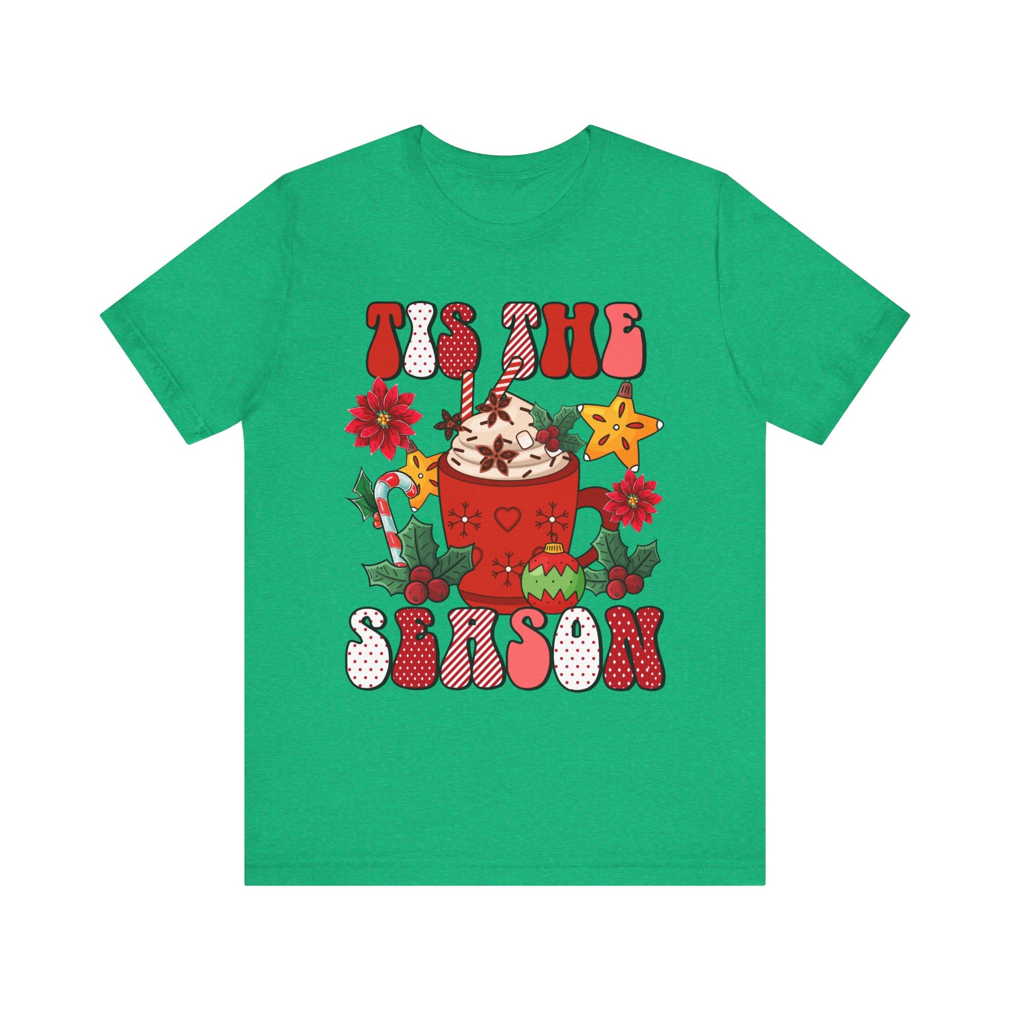 Festive Holiday Tee | Christmas Shirt, Winter Apparel, Cozy Look, Seasonal Wear, Gift Idea - Waemakers