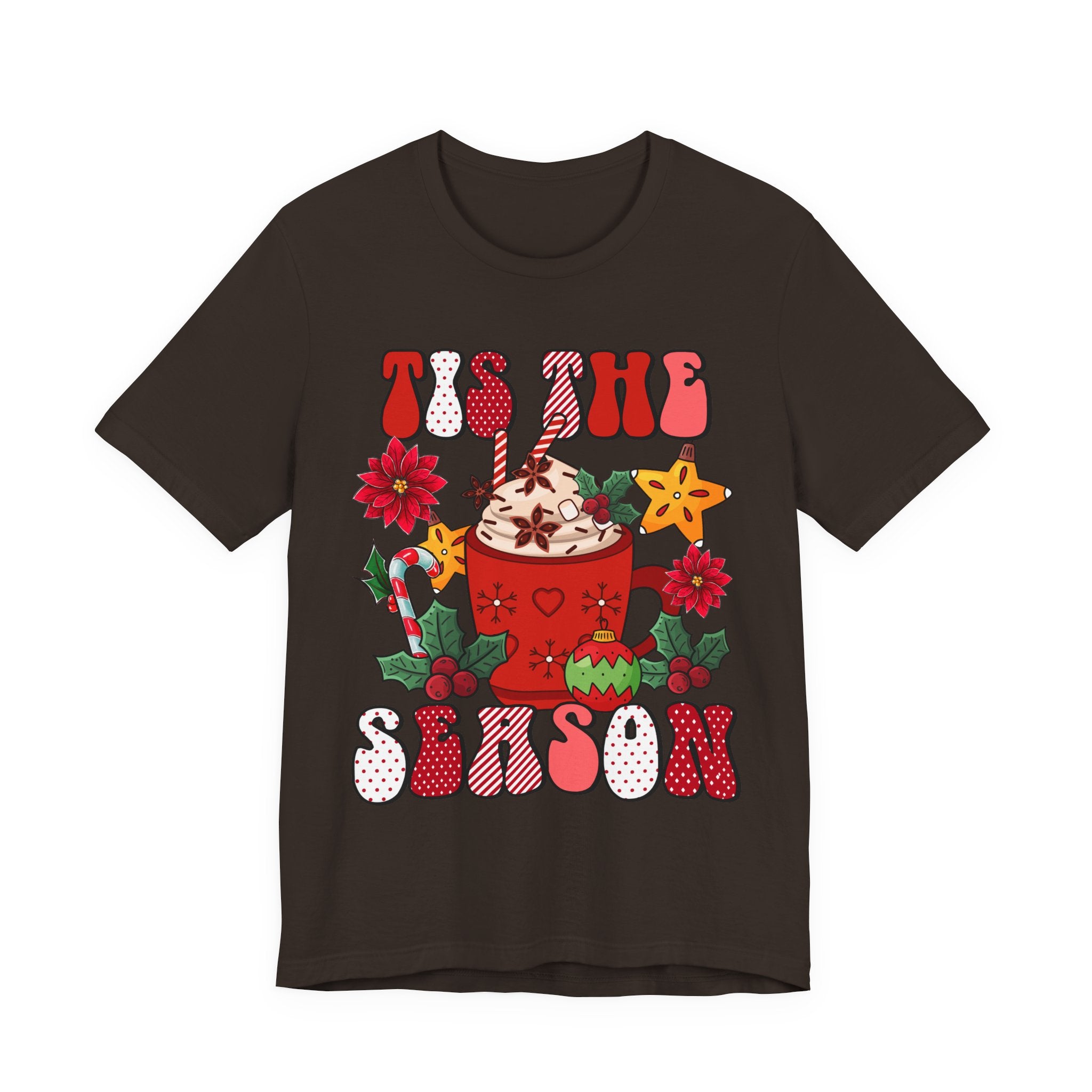 Festive Holiday Tee | Christmas Shirt, Winter Apparel, Cozy Look, Seasonal Wear, Gift Idea - Waemakers