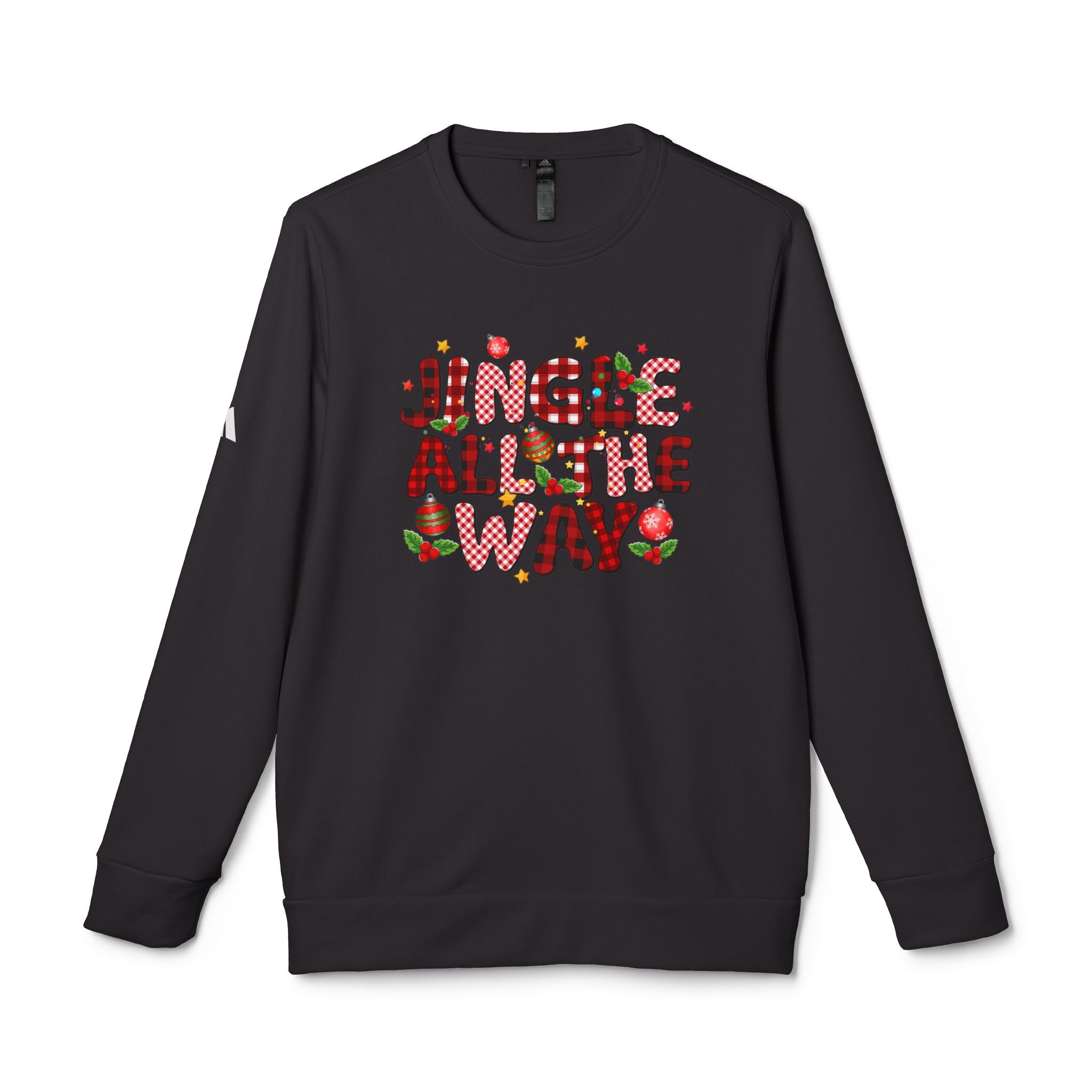 Festive Crewneck Sweatshirt - Jingle All The Way, Holiday Sweatshirt, Xmas Gift, Unisex Fleece Top, Cozy Christmas Apparel - Waemakers