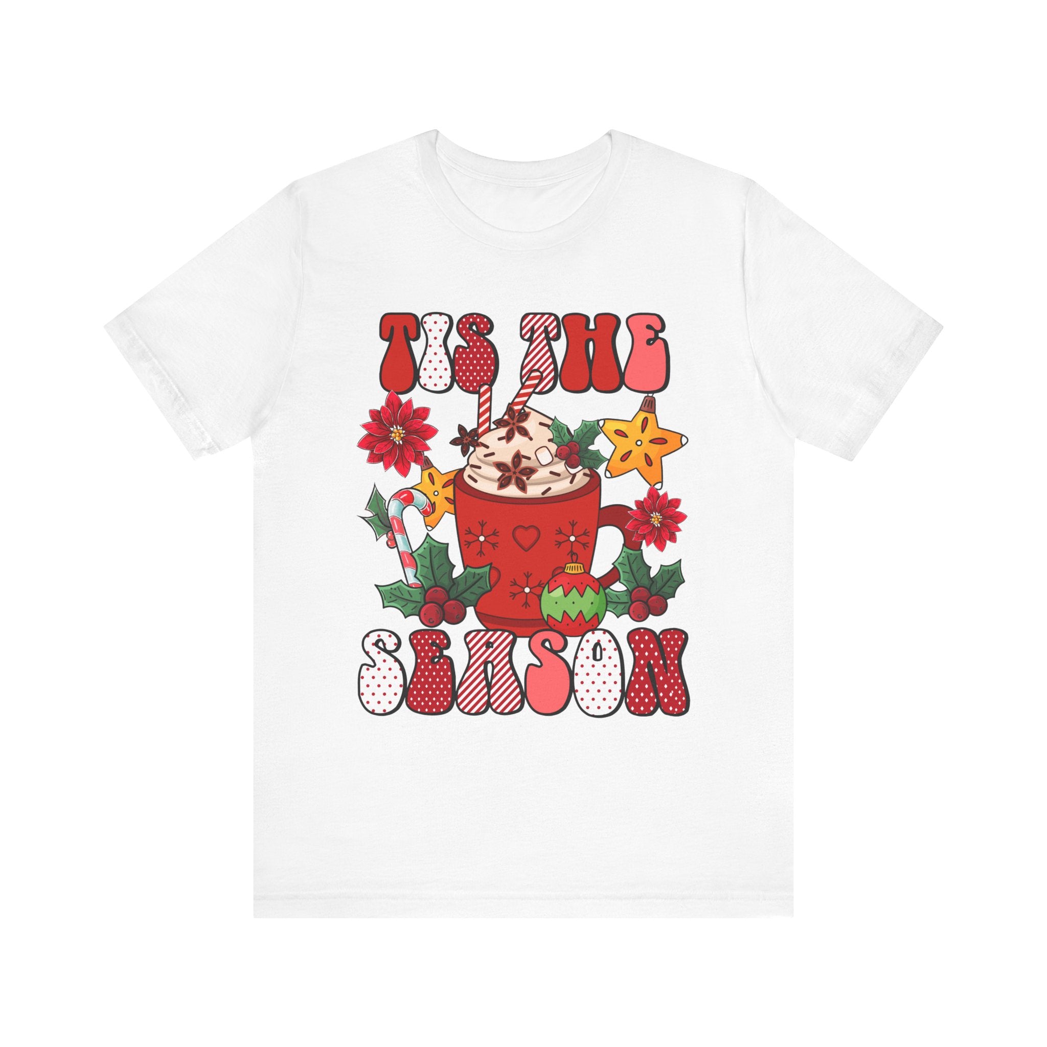 Festive Holiday Tee | Christmas Shirt, Winter Apparel, Cozy Look, Seasonal Wear, Gift Idea - Waemakers