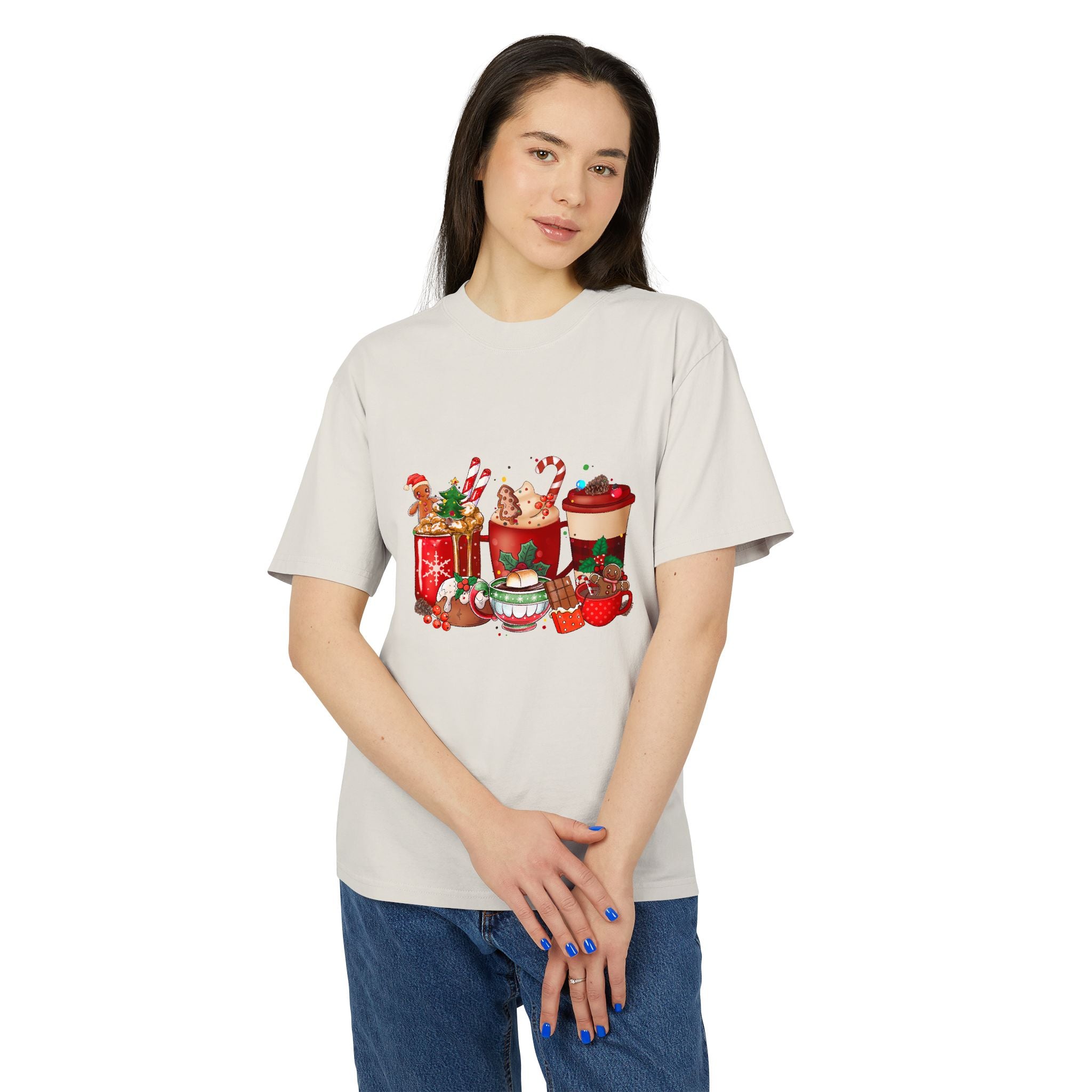 Festive Holiday Faded Tee - Merry Christmas, Holiday T-Shirt, Cozy Winter Wear, Unique Gift for Him or Her, Casual Outfit - Waemakers