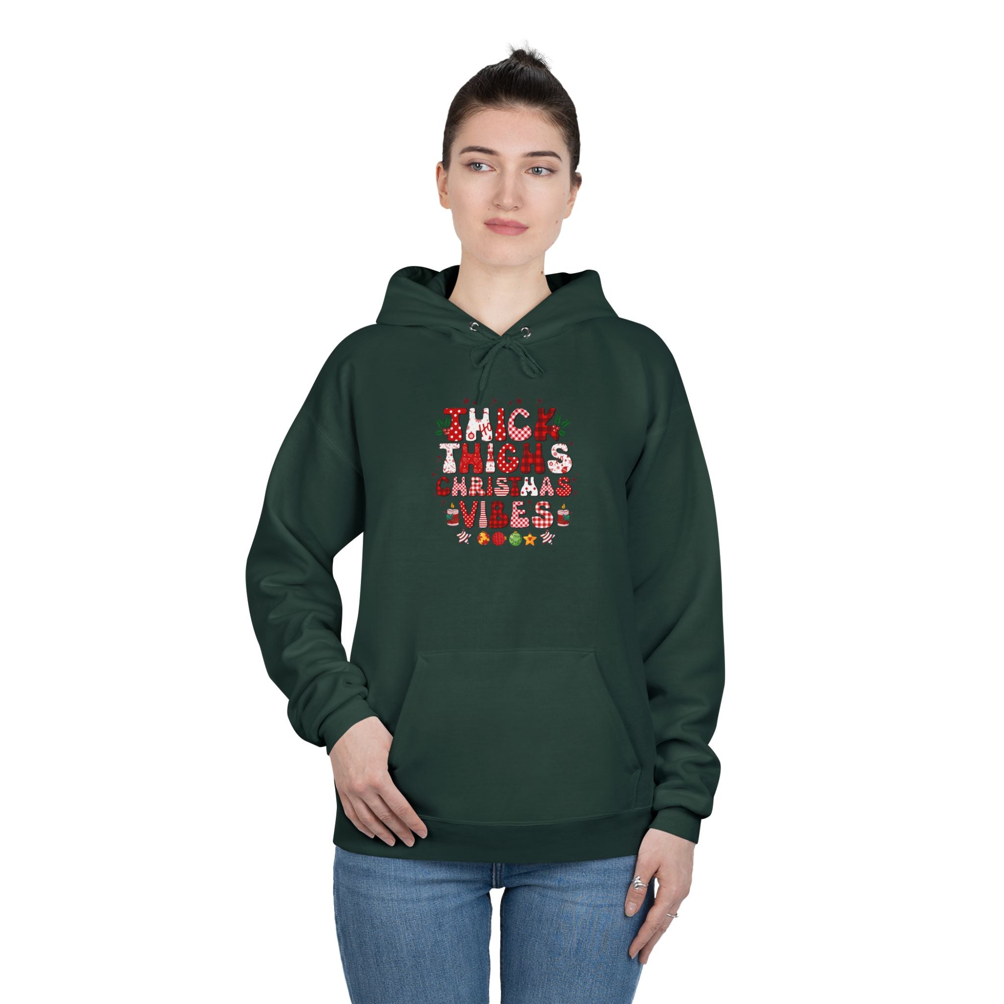 Cozy Christmas Hoodie, Perfect for Holiday Gatherings, Family Celebrations, Eco-Friendly Apparel, Seasonal Gift, Unisex Sweatshirt - Waemakers