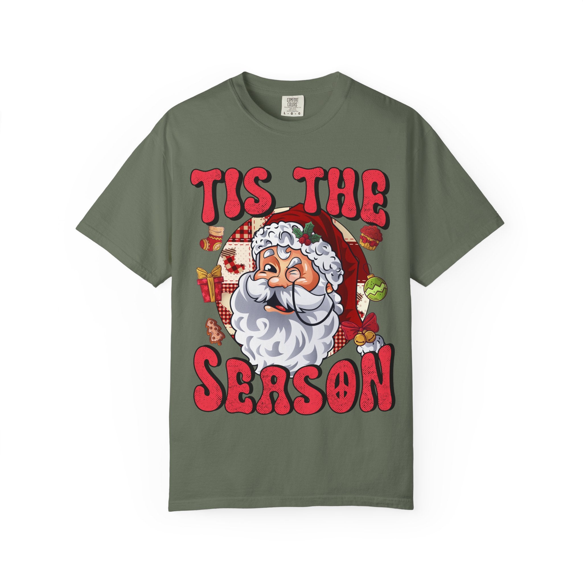 Holiday Spirit T-Shirt | Unisex Garment-Dyed Tee for Christmas, Festive Apparel, Family Gatherings, Gift Idea, Party Outfit - Waemakers