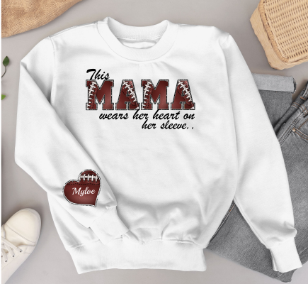 Sports Mama - 'This Mama Wears Her Heart on Her Sleeve' - Waemakers