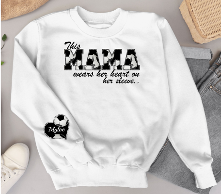 Sports Mama - 'This Mama Wears Her Heart on Her Sleeve' - Waemakers