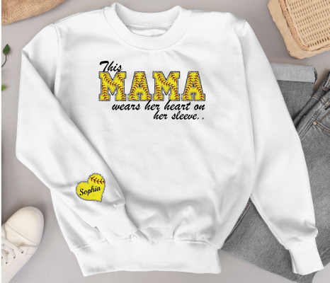 Sports Mama - 'This Mama Wears Her Heart on Her Sleeve' - Waemakers