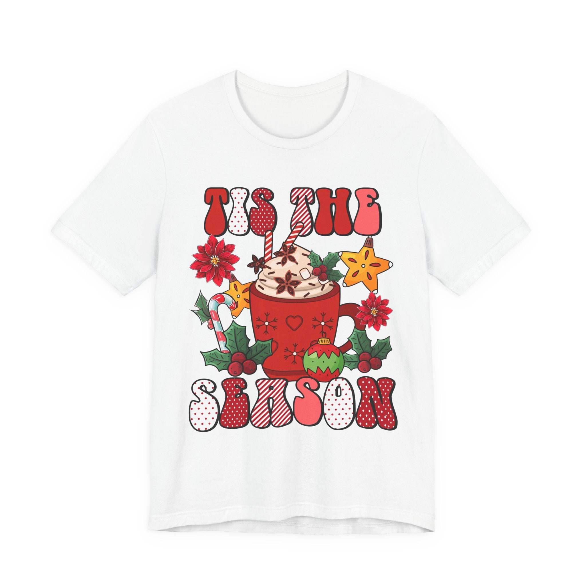 Festive Holiday Tee | Christmas Shirt, Winter Apparel, Cozy Look, Seasonal Wear, Gift Idea - Waemakers