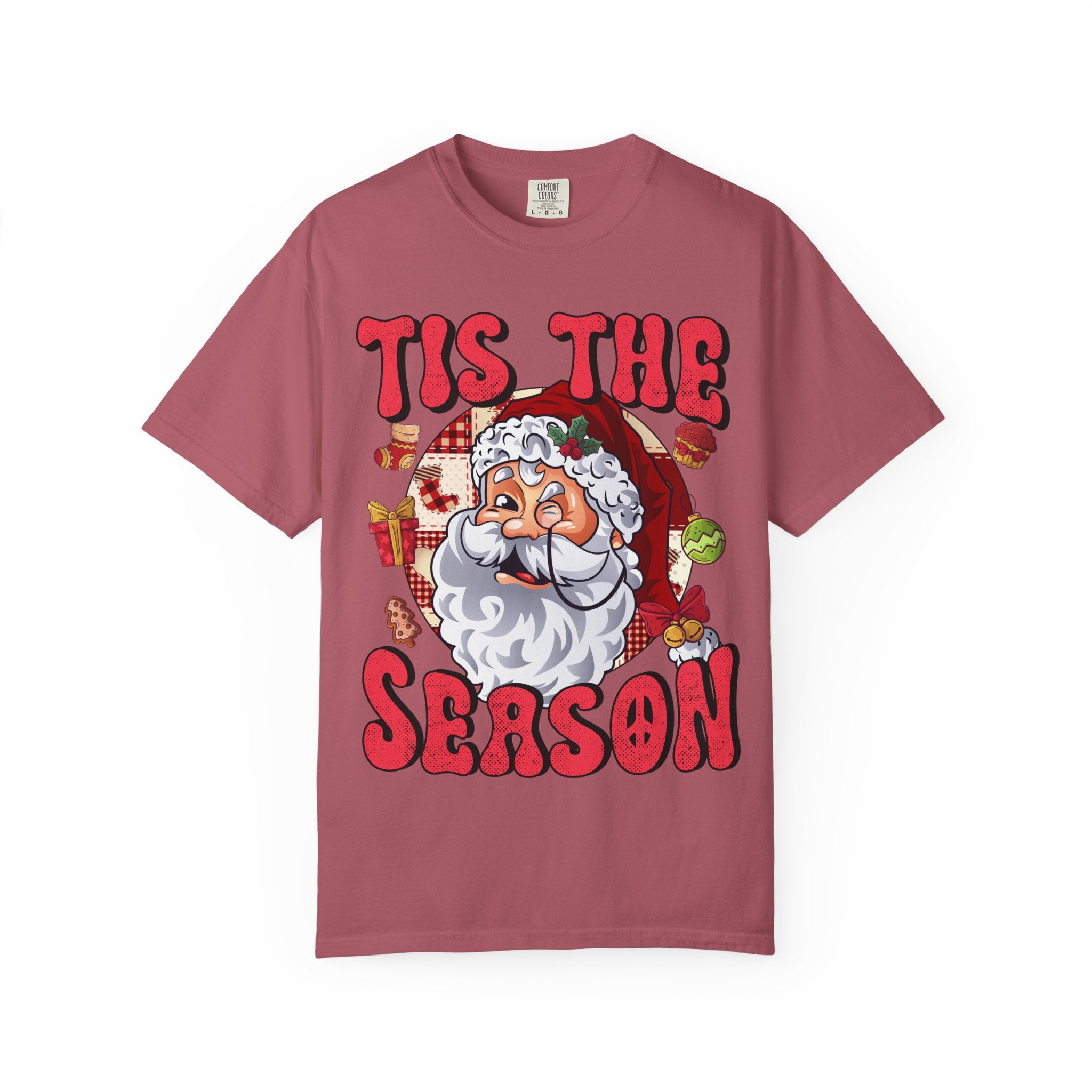 Holiday Spirit T-Shirt | Unisex Garment-Dyed Tee for Christmas, Festive Apparel, Family Gatherings, Gift Idea, Party Outfit - Waemakers