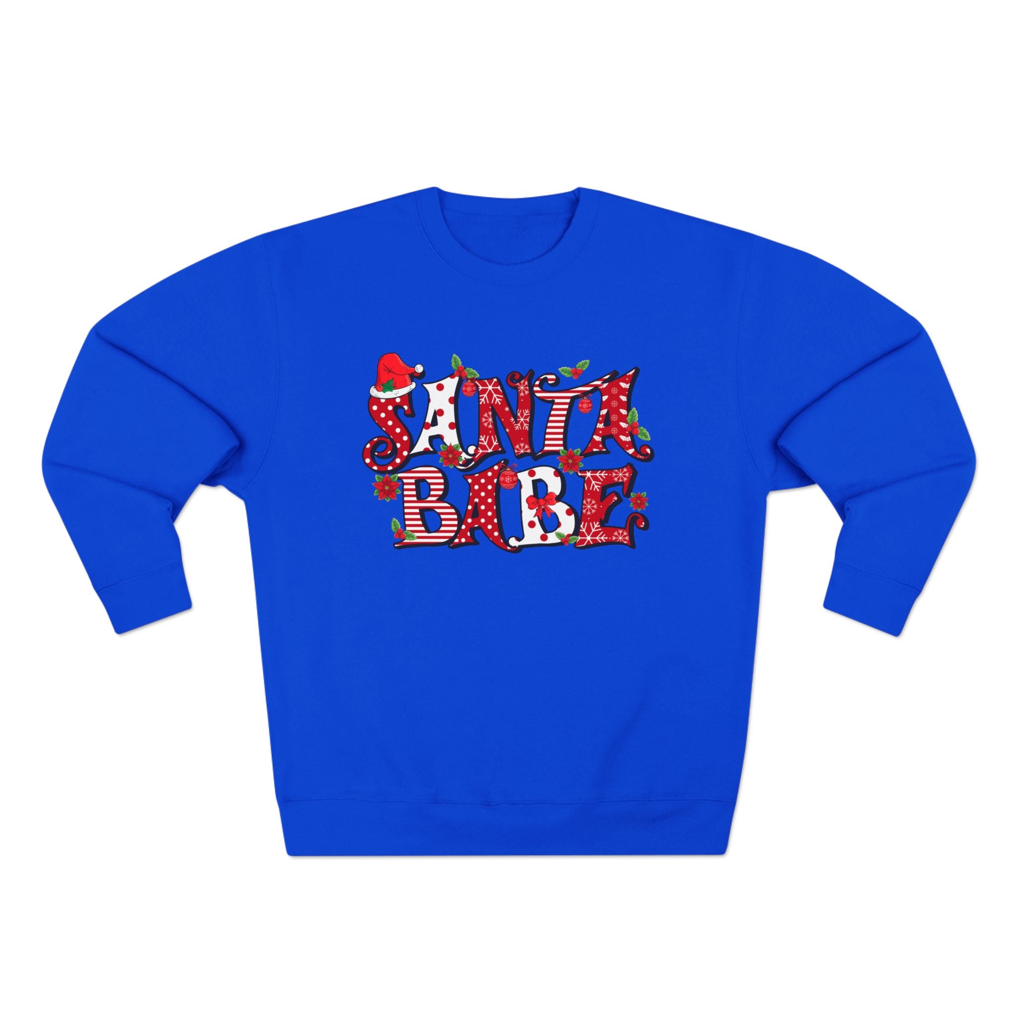 Santa Babe Unisex Sweatshirt | Cozy Holiday Attire, Christmas Gift, Trendy Casual Wear, Festive Apparel, Warm Winter Layering - Waemakers