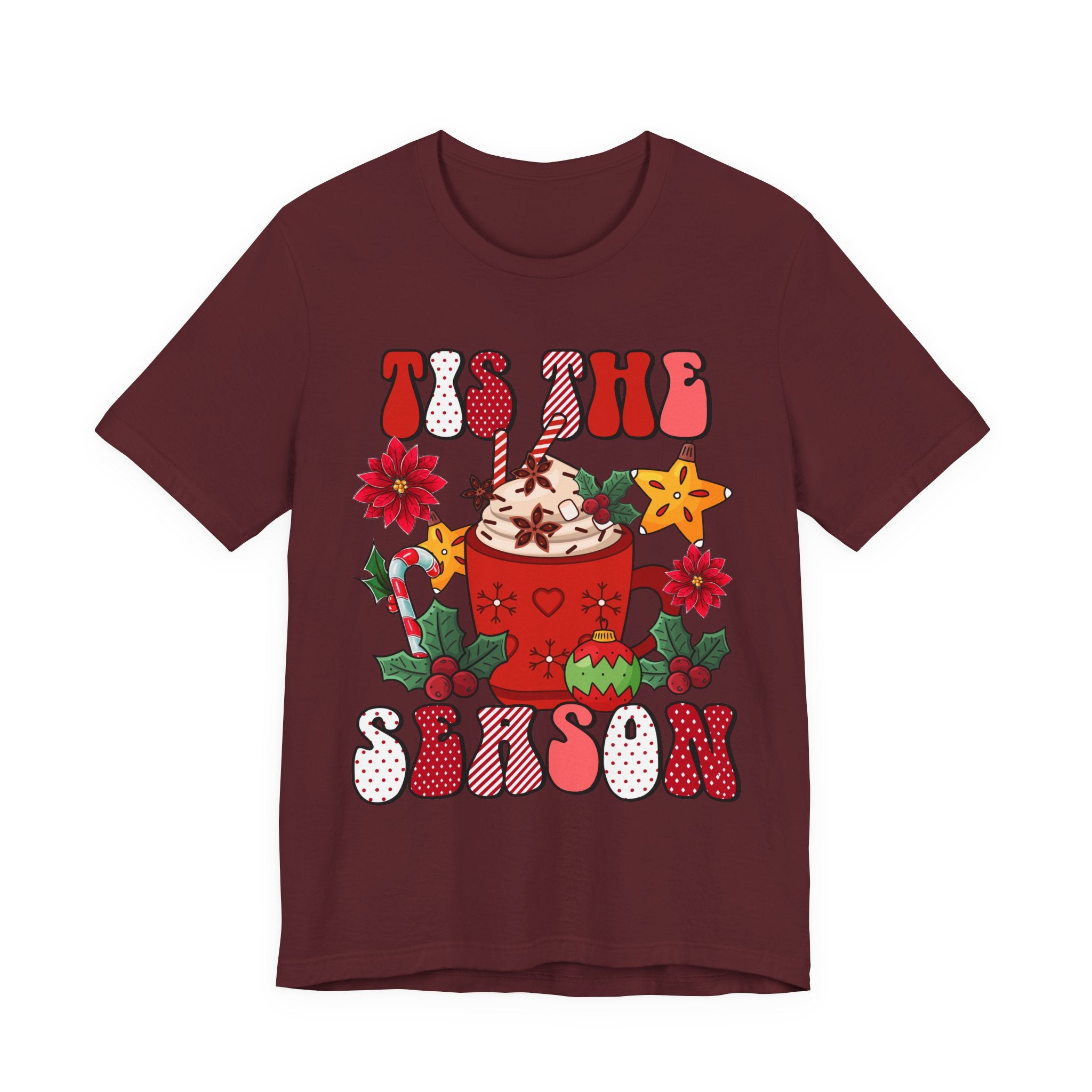 Festive Holiday Tee | Christmas Shirt, Winter Apparel, Cozy Look, Seasonal Wear, Gift Idea - Waemakers