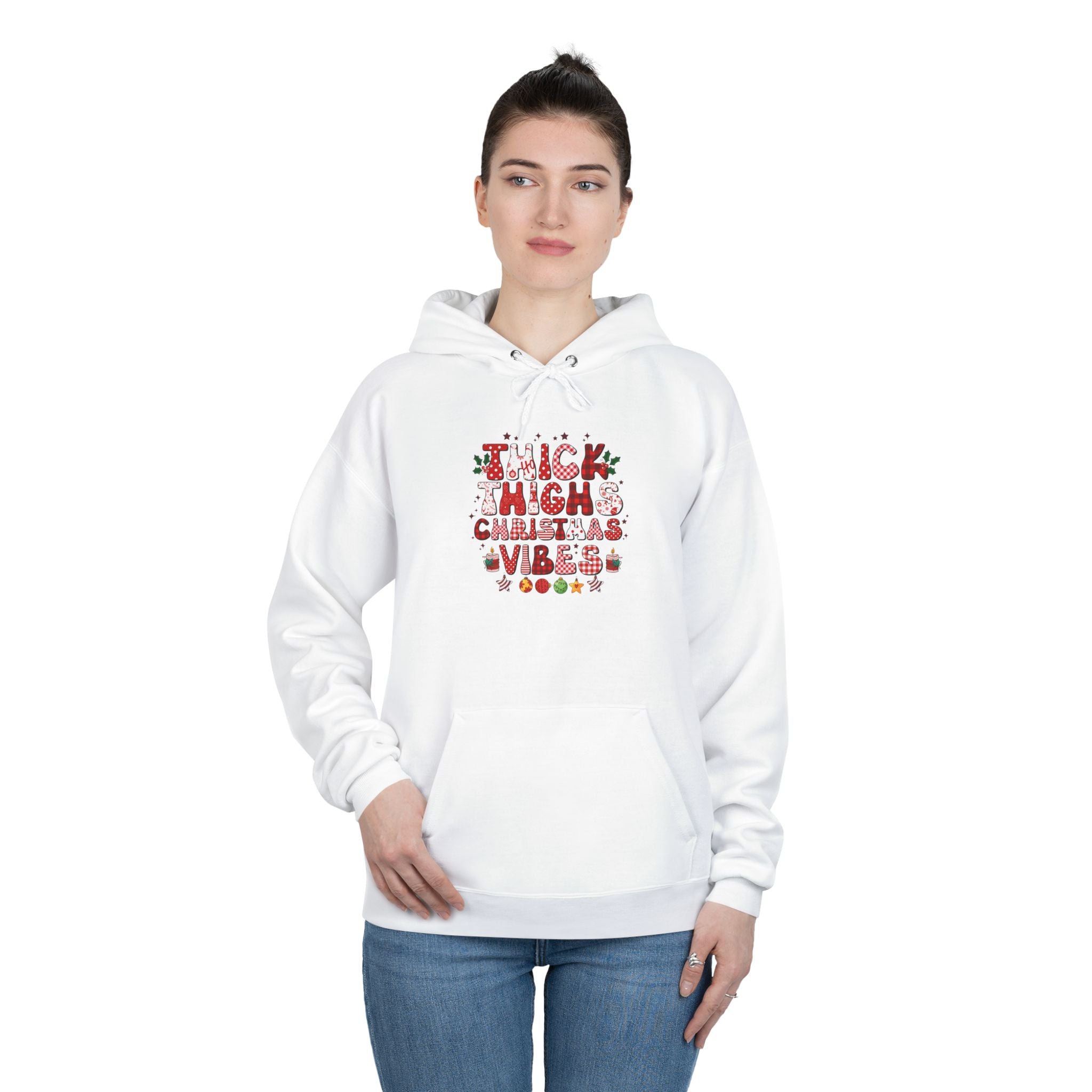 Cozy Christmas Hoodie, Perfect for Holiday Gatherings, Family Celebrations, Eco-Friendly Apparel, Seasonal Gift, Unisex Sweatshirt - Waemakers