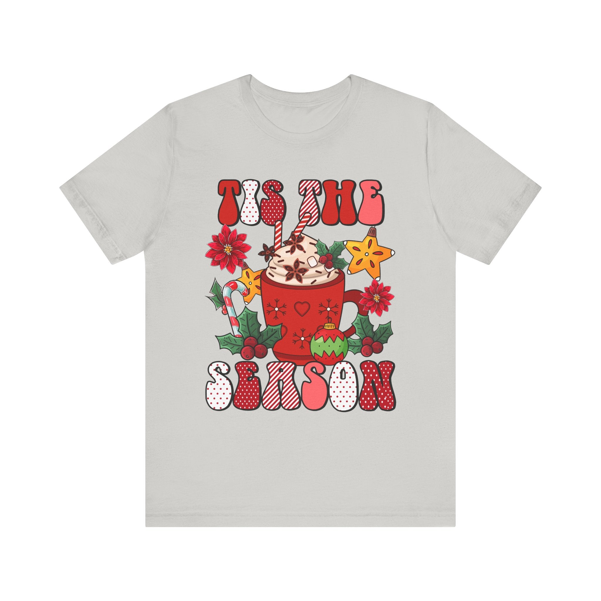 Festive Holiday Tee | Christmas Shirt, Winter Apparel, Cozy Look, Seasonal Wear, Gift Idea - Waemakers