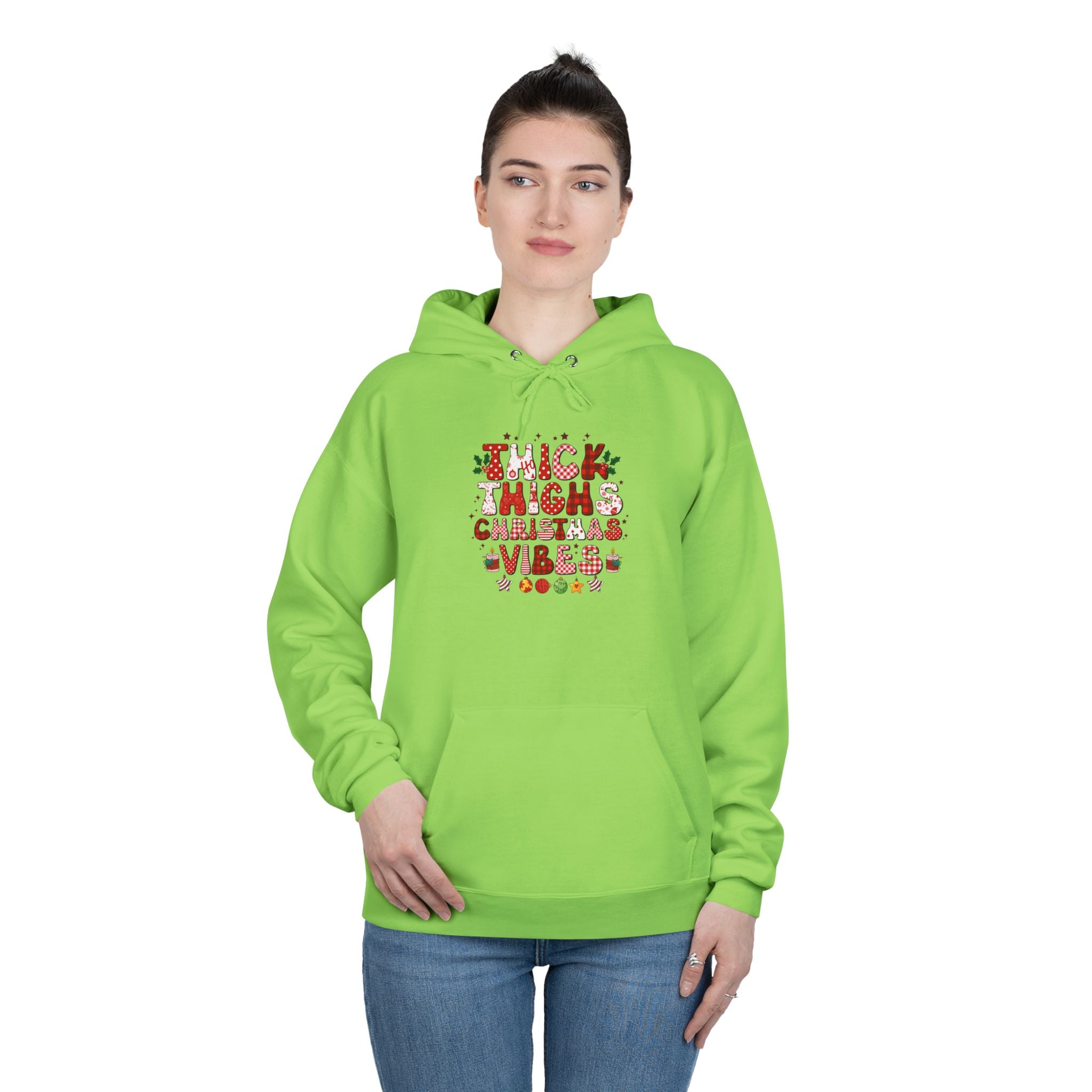 Cozy Christmas Hoodie, Perfect for Holiday Gatherings, Family Celebrations, Eco-Friendly Apparel, Seasonal Gift, Unisex Sweatshirt - Waemakers