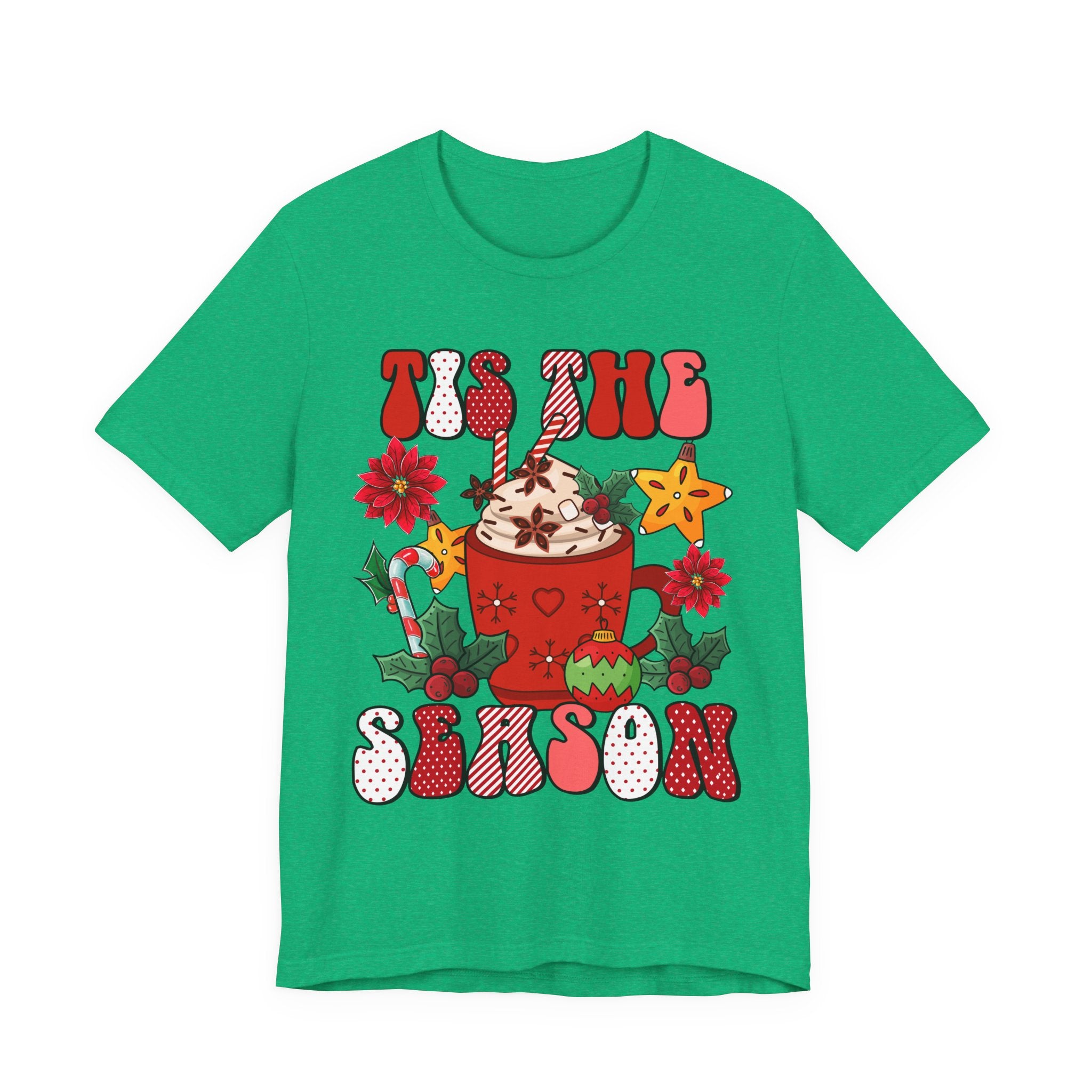 Festive Holiday Tee | Christmas Shirt, Winter Apparel, Cozy Look, Seasonal Wear, Gift Idea - Waemakers