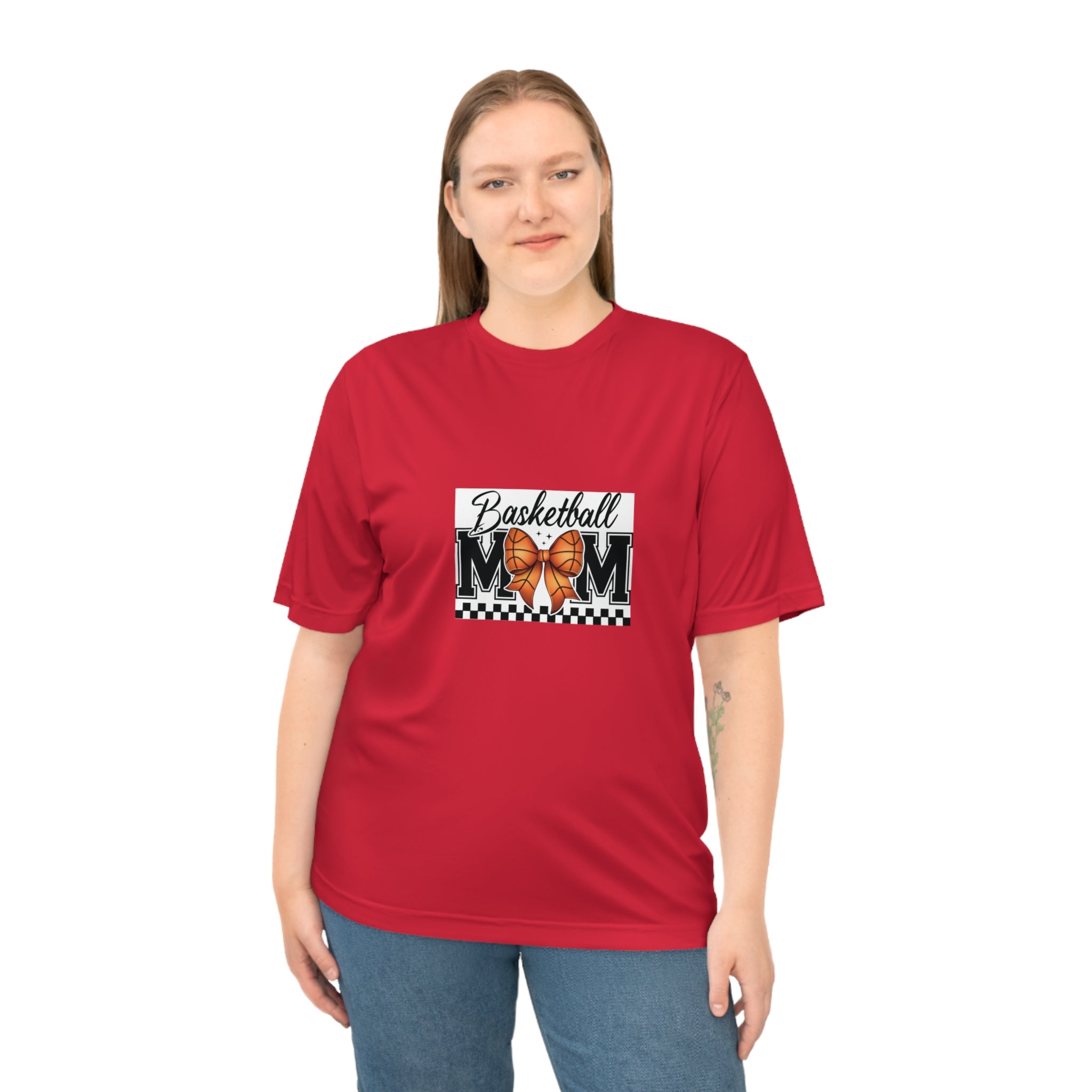 Basketball Mom Performance T-Shirt - Unisex Activewear for Sports Events - Waemakers