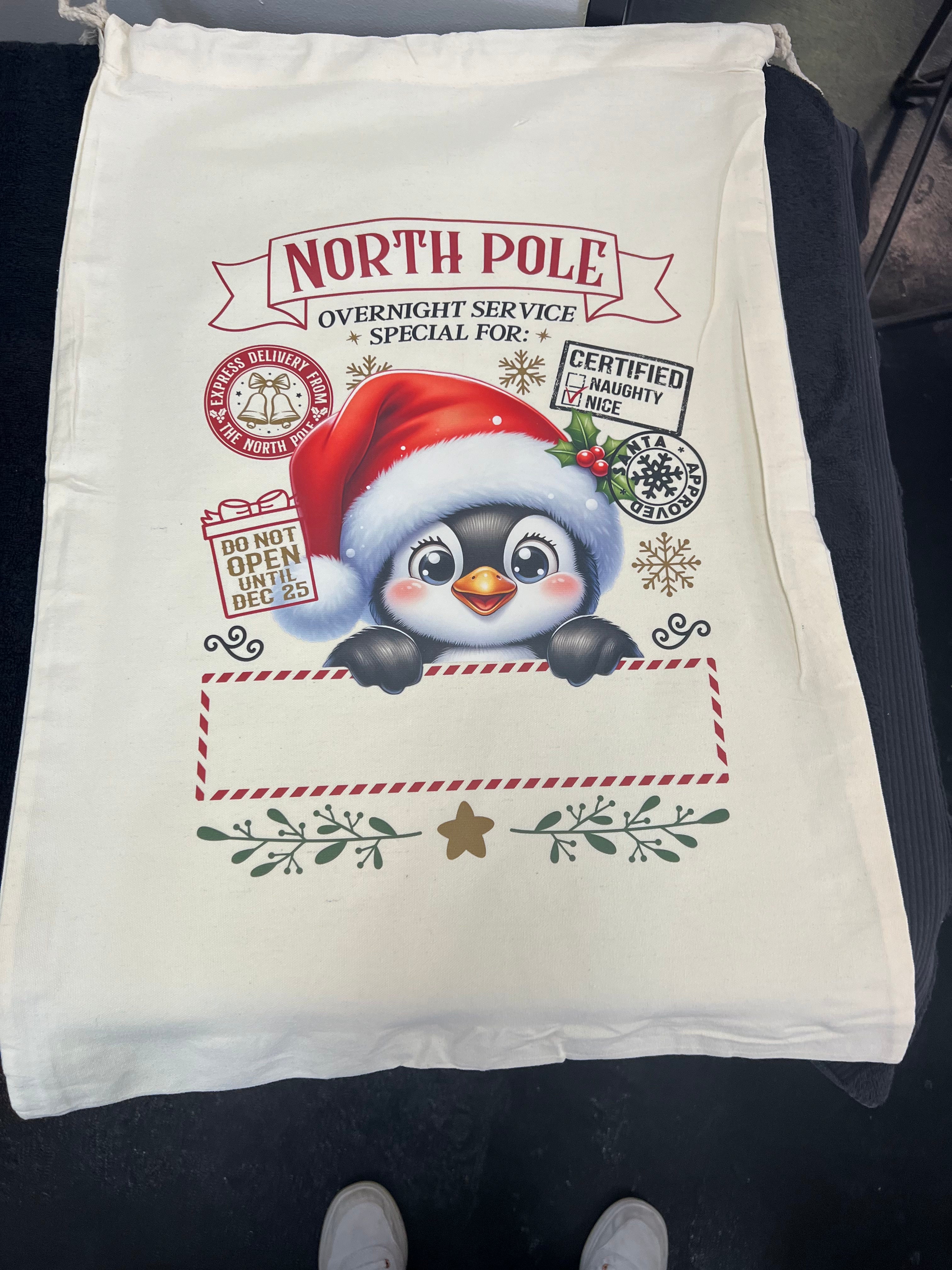 North Pole Overnight Service Special Bags - Waemakers