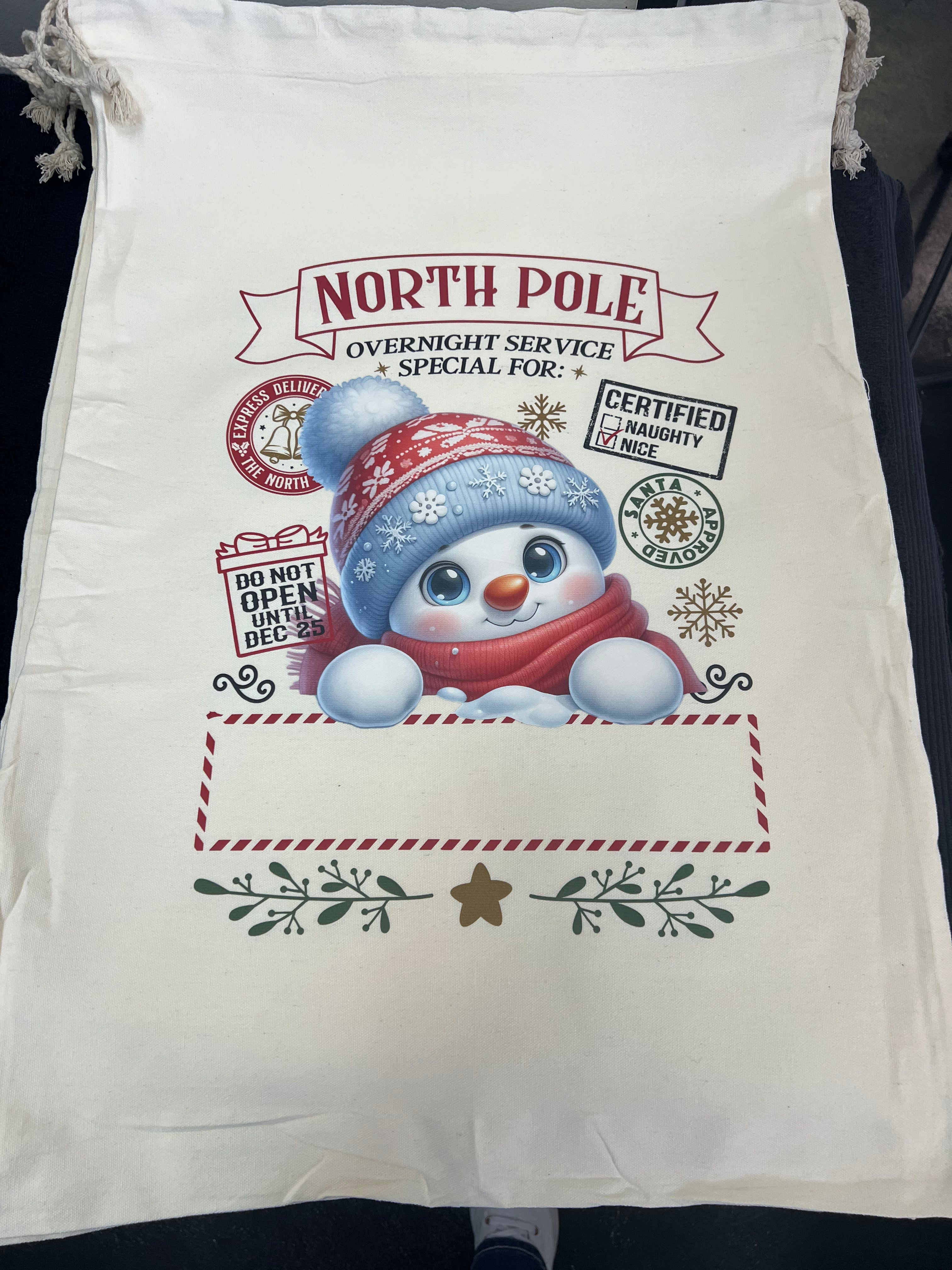 North Pole Overnight Service Special Bags - Waemakers