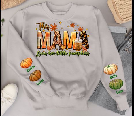 This Mama Loves Her Pumpkin Unisex Sweatshirt - Waemakers